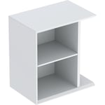 Módulo lateral Geberit iCon: 37x40x24.5cm, Blanco, Cubierto mate